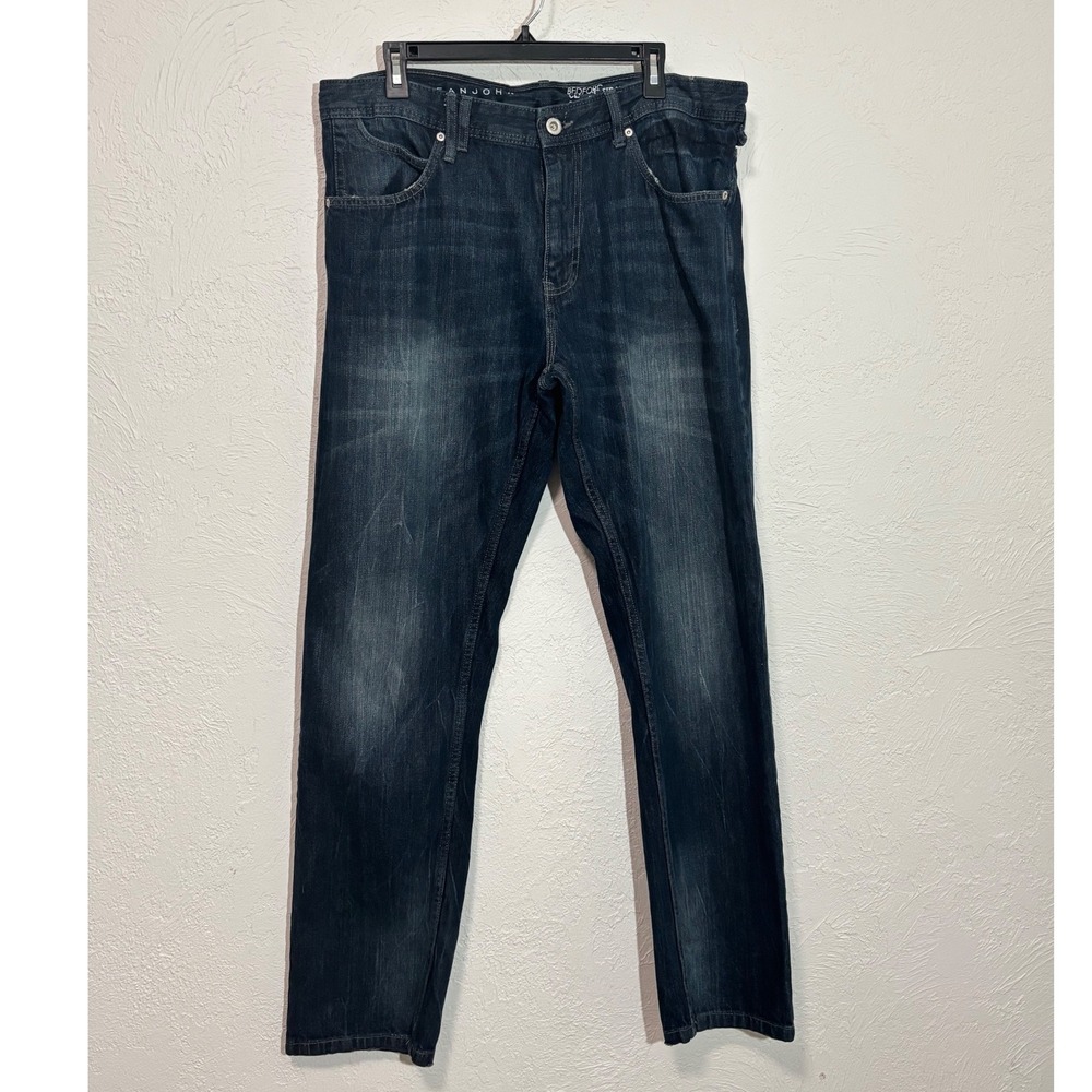 Sean John Bedford STREETWEAR Jeans Mens 34x32 Dark Wash Y2K HIP-HOP‎ 2000